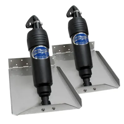 Bennett Marine BOLT612ED - Bennett BOLT 6x12 Edge Mount Trim Tab System