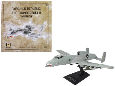 Militaria Die Cast 27294-77 - Fairchild Republic A-10 Thunderbolt II Warthog Attack Aircra
