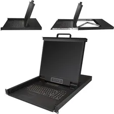STARTECH STC RKCONS1916K - StarTech.com 16 Port KVM Console for Server Rack - Rackmount