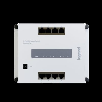 Chief DA8000WH - ON-Q 8-PORT NETWORK SWITCH