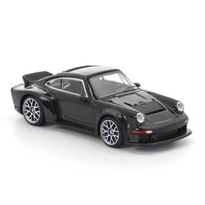 Pop Race PR640292 - Singer DLS Turbo Black Metallic 164 Diecast Model Car by Pop