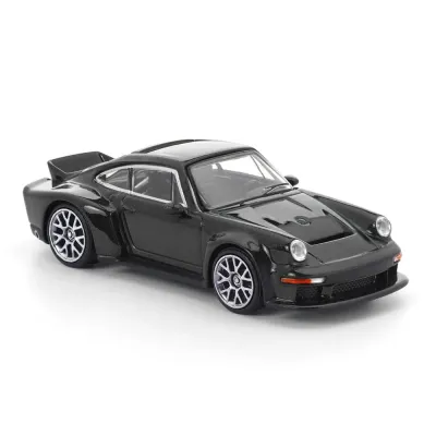 Pop Race PR640292 - Singer DLS Turbo Black Metallic 164 Diecast Model Car by Pop