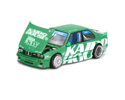 Mini GT KHMG242 - BMW M3 Kaido Works V2 Green Metallic with Graphics (Designed