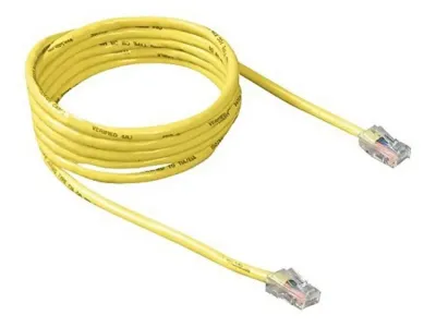 Belkin A3L781-10-YLW - RJ45 Category 5e Patch Cable - 10 ft Category 5e Network Cab