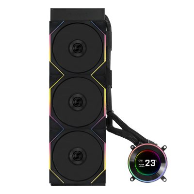 LIANLI HS2LCD36TFB - Lian Li HydroShift II LCD-C 360TL HS2LCD36TFB 2.1 inch IPS L