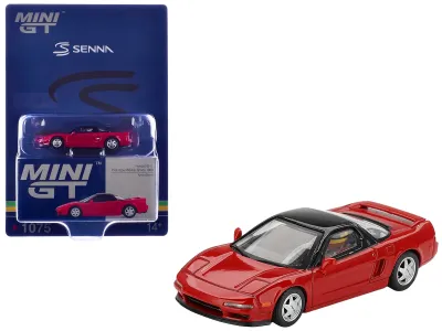 Mini GT MGT01075 - 1989 Honda NS-X Prototype Ayrton Senna - Midship Sports Red 