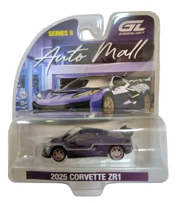 Greenlight 68080F - 2025 Chevrolet Corvette ZR1 Hysteria Purple Metallic with Ca