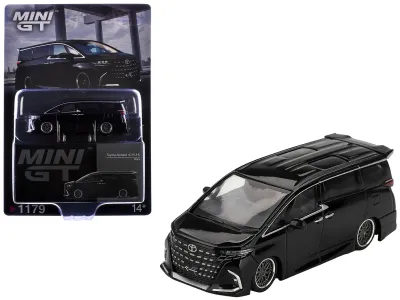 Mini GT MGT01179 - Toyota Alphard 40 KUHL Van RHD (Right Hand Drive) Black Limi
