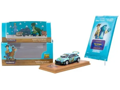 Tarmac Works T64-080-TS2 - Toyota Pandem GR Yaris RHD (Right Hand Drive) Toy Story 30th