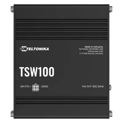 Teltonika Networks TSW100010010 - TSW100 5 PORT UNMANAGED SWITCH WITH US PSU