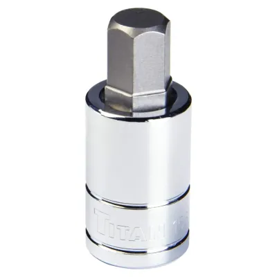 Titan Tool Inc 15613 - Titan 13 mm 12 in Drive Hex Bit Socket