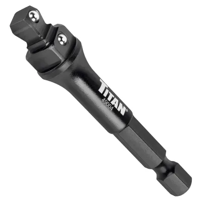 Titan Tool Inc 49004 - Titan 14 and 38 in Drive 3 in 1 Stepped Impact Socket Adapte