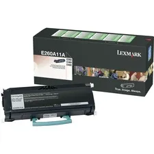 XEROX LEX E260A41G - Lexmark Standard Yield Laser Toner Cartridge - Black - 1 Eac
