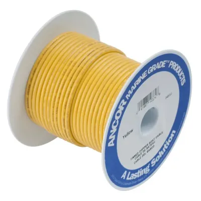 MIXED (recovered 16407) 112925 - Ancor 6 Yellow 250ft Spool Tinned Cooper