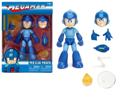 Jada Toys 34221 - Mega Man 4.5 Moveable Figure with Accessories and Alternate 