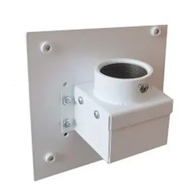 Nigel B NB-PMA-W - White Finish Pole Mount Back Plate for Easy Installation