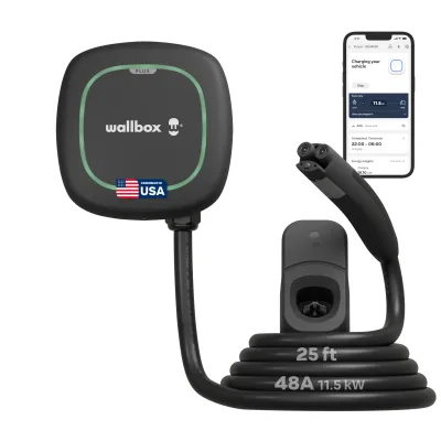 WALLBOX USA INC PUP2-U-T-6-C-002 - PULSAR PLUS 48A HARDWIRED