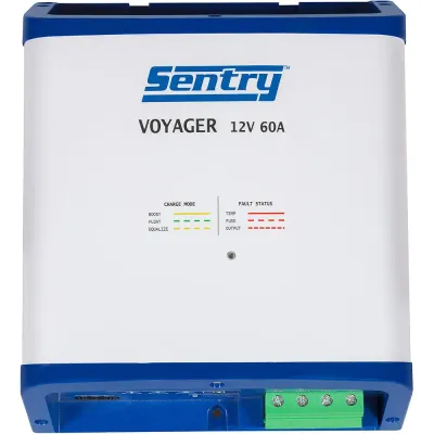 SENTRY SV1260/3XJ - Voyager Battery Charger 12V - 60A - 115230V Input - 3 Bank