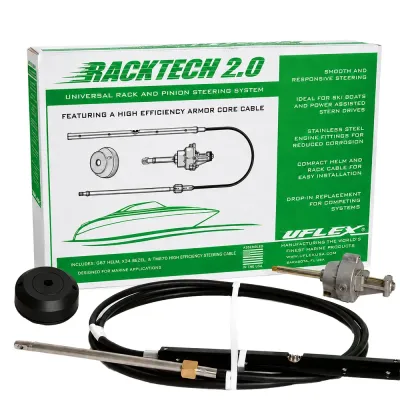 Uflex USA RACKTECH2.016 - Uflex Racktech - 2.0 High Efficiency Rack & Pinion System Ki