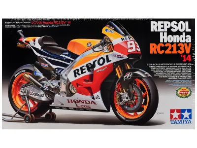 Tamiya TAM-14130 - Model Kit Honda RC213V Motorcycle 93 Marc Marquez Repsol Hon