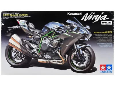 Tamiya TAM-14136 - Model Kit Kawasaki Ninja H2 Carbon Motorcycle 112 Scale Mode