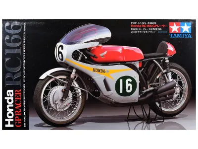 Tamiya TAM-14113 - Model Kit Honda RC166 GP Racer Motorcycle 112 Scale Model by