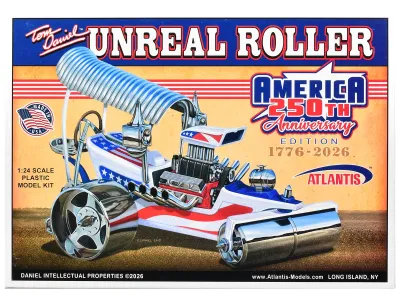 Atlantis ALM-5699 - Skill 2 Model Kit Tom Daniels Unreal Roller America 250th An