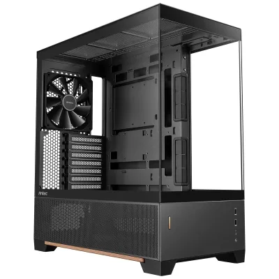 ANTEC C6 WOOD - Antec C6 Wood Mid-Tower Case, Three-sided tempered glass, Hi