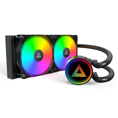 MONTECH LIGHTFLOW ARGB 240 BLACK - Lightflow ARGB 240 AIO Cooler