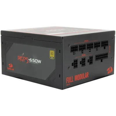 REDRAGON GC-PS008 - 650W 80 Plus Gold Modular Power Supply