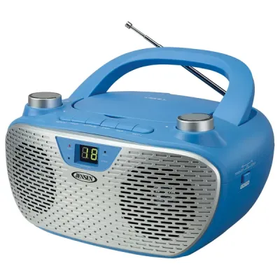 JENSEN CD-485-BL - PRTBL STEREO CD PLYR&RDIO