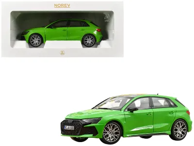 Norev 188390 - 2025 Audi RS 3 Kyalami Green with Moonroof 118 Diecast Model