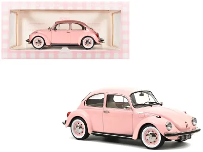 Norev 188677 - 1973 Volkswagen 1303 Beetle Pastel Pink Baby Gift 118 Diecas
