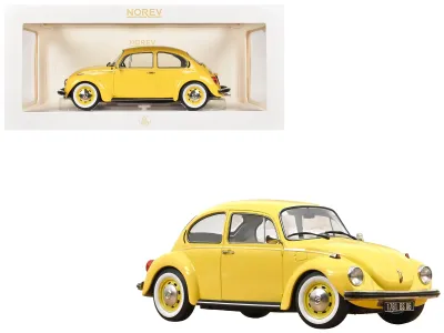 Norev 188675 - 1973 Volkswagen 1303 Beetle Pastel Yellow 118 Diecast Model 