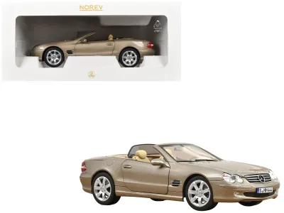 Norev 183843 - 2003 Mercedes-Benz SL 500 Type R230 Travertine Beige Metalli