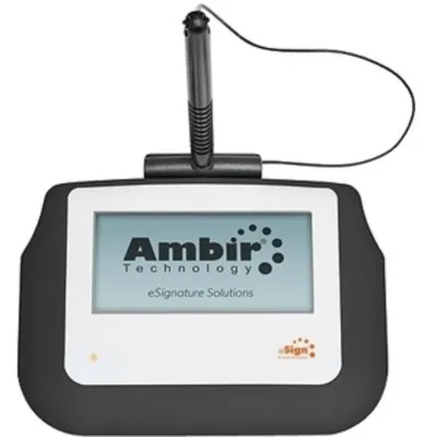 Ambir Technology SP110-S2 - IMAGESIGN PRO 110 SIGNATURE PAD - BACKLIT MONO-CHROME PAD WI