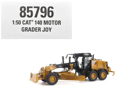 Diecast Masters 85796 - CAT Caterpillar 140 JOY Motor Grader Yellow with Black Top H