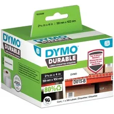 Newell Brands 1933088 - DYMO, CONSUMABLES, DIRECT THERMAL POLYESTER DURABLE LABEL, 2