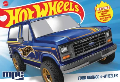 Mpc MPC1045 - Skill 2 Model Kit Ford Bronco 4-Wheeler Hot Wheels 125 Plast