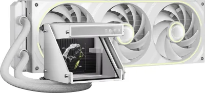 TRYX L-H360A-DM3M-G0W - HOLO ARGB 360mm Holographic AIO Liquid Cooler White, L-H360A