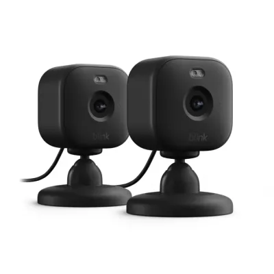 Blink Home Security B0BWWZY8FK - Blink Mini 2 1080p Wi-Fi Indoor Security Camera 2-Pack