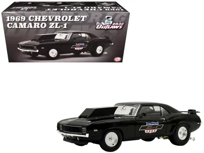Acme A1805737 - 1969 Chevrolet Camaro ZL-1 Drag Outlaws Black Limited Editio