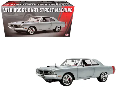 Acme A1806412 - 1970 Dodge Dart 440 Street Machine Titanium Silver Metallic 