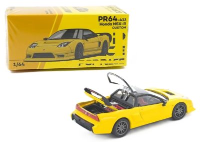 Pop Race PR640433 - Honda NSX-R RHD (Right Hand Drive) Custom Yellow with Black 