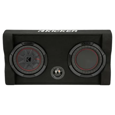 DEAL 48TRTP82 - Kicker 8 Thin Down Firing Subwoofer and Passive Radiator Enc