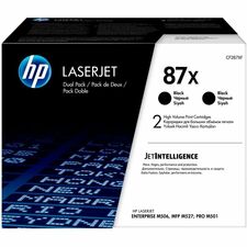HP HEW CF287XD - HP 87X High Yield Laser Toner Cartridge - Black - 1 Carton -