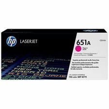 HP HEW CE343A - HP 651A Laser Toner Cartridge - Single Pack - Magenta - 1 Ea