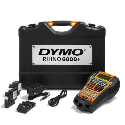 DYMO 2122499 - DYMO, RHINO 6000+, INCLUDES HARD CARRY CASE, 1 VINYL CASSETT