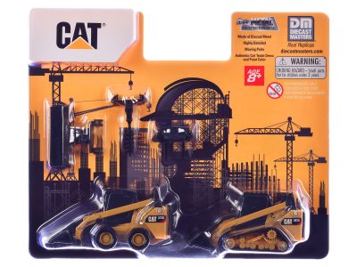 Diecast Masters 84684CS - CAT Caterpillar 272D Skid Steer Loader and 297D Compact Trac