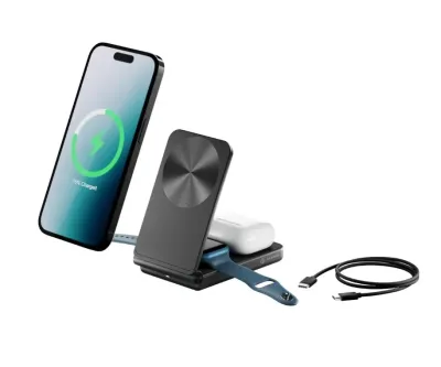 ALOGIC A31FWCBK - YOGA 3 IN 1 WIRELESS CHARGING STAND - BLACK